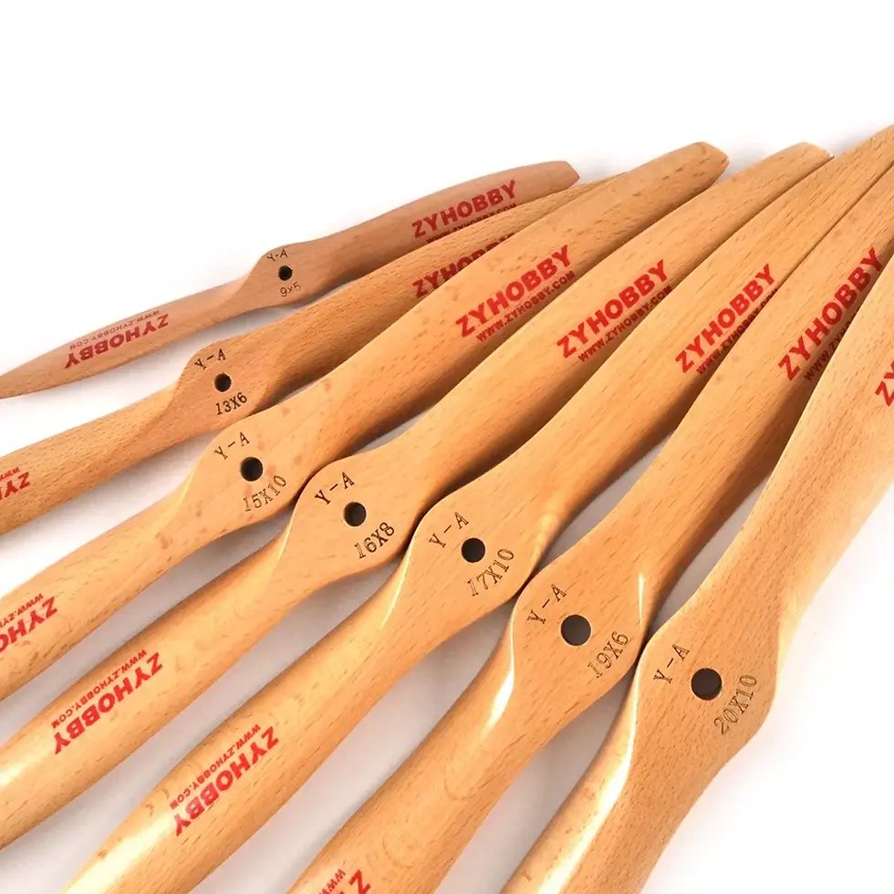 Thumbnail: 1Pc Wood Wooden Prop CW Propeller for Gasoline RC Airplane 12x8 13x6