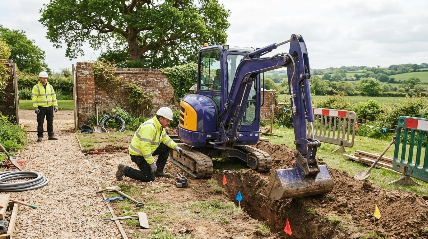 How to Start, Check and Dig Safely with a Mini Digger
