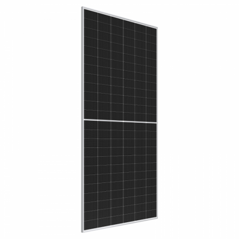 585W Sharp NB-JD585 Bifacial Silver Frame Solar panel with high-efficiency TOPCo