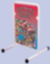 pavement signs and banners