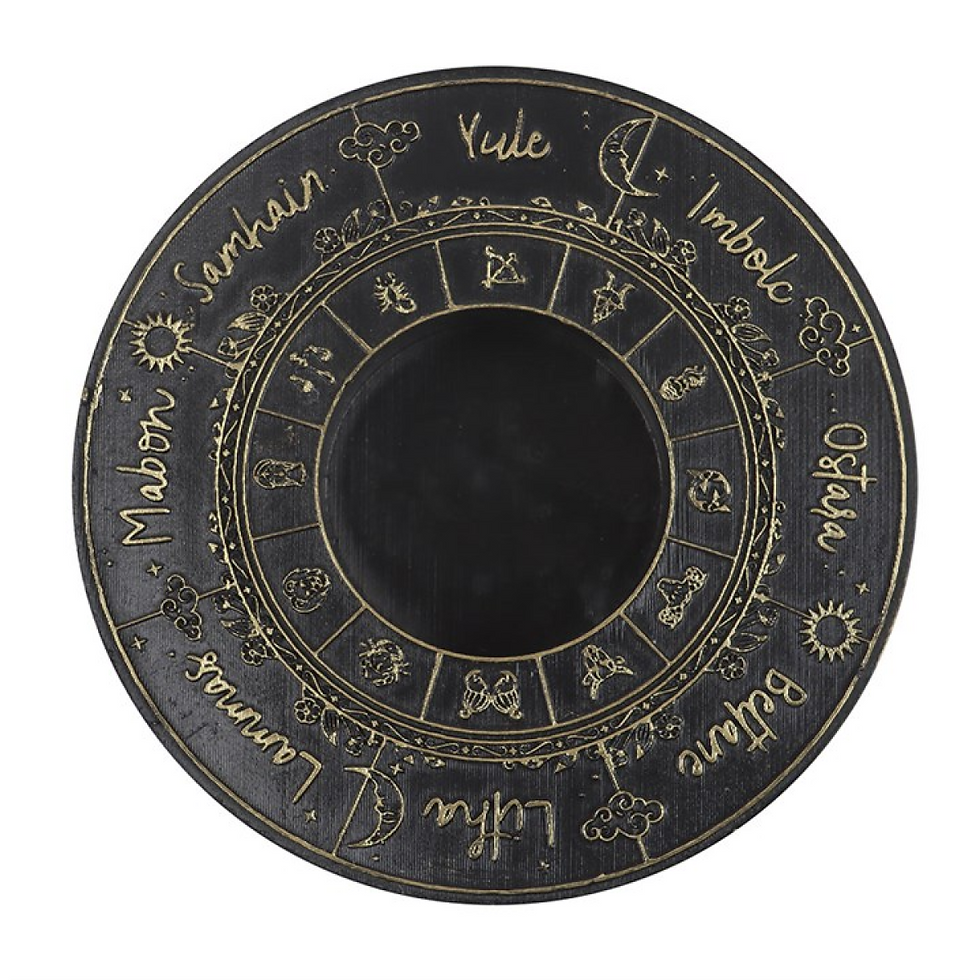 Thumbnail: Wheel of the Year Tealight Candle Holder