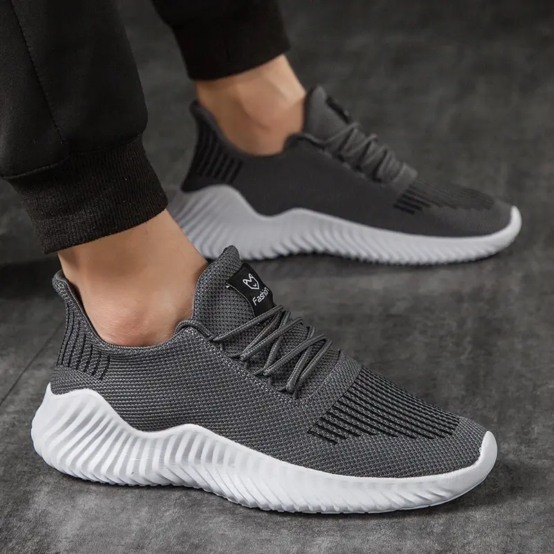 Thumbnail: Shoes Men High Quality Male Sneakers Breathable White Fashion Gym Casual