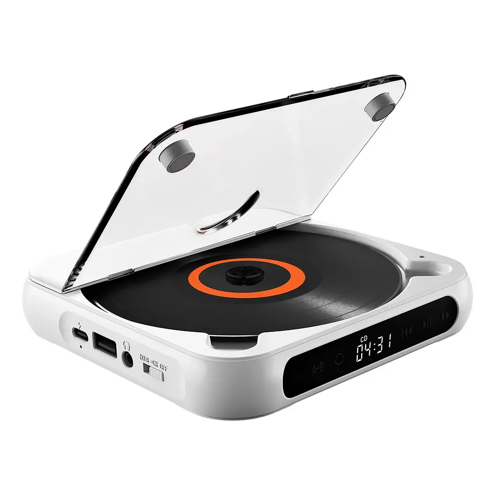 Thumbnail: Best Selling CD Player With Speaker BT MP3 USB Portable CD Player