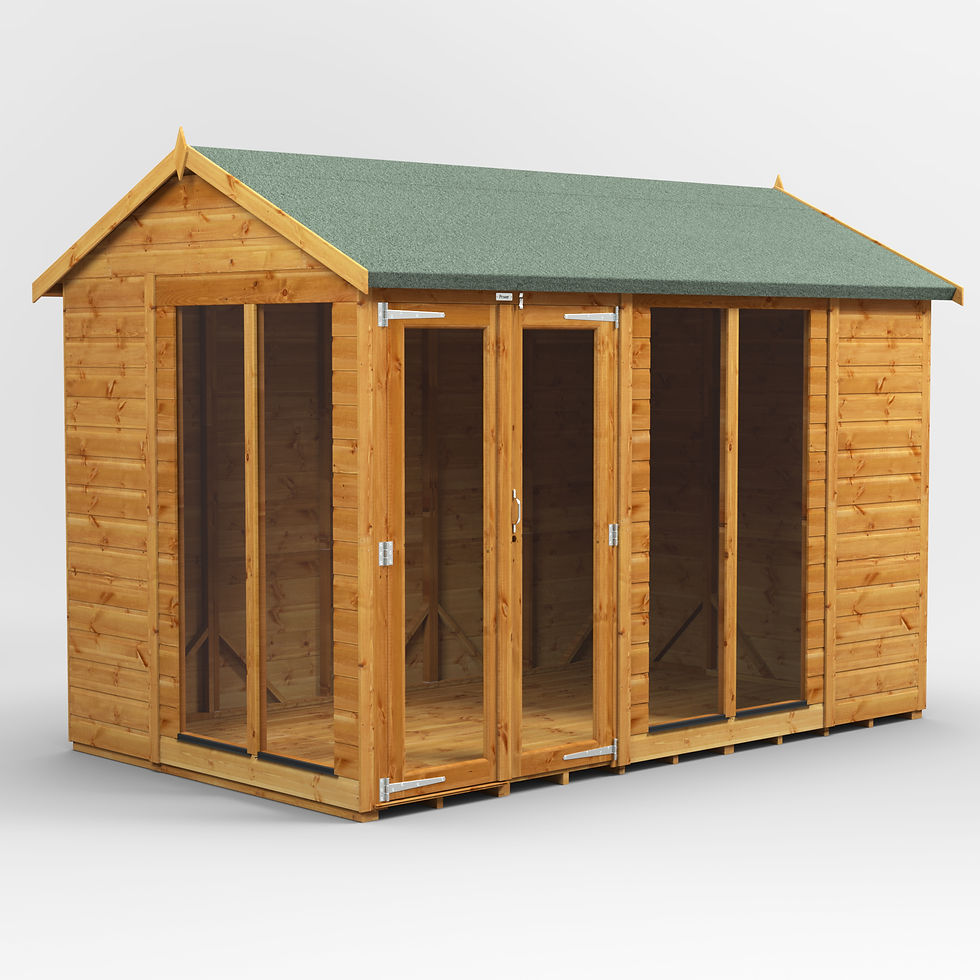 10x6 Power Apex Summerhouse