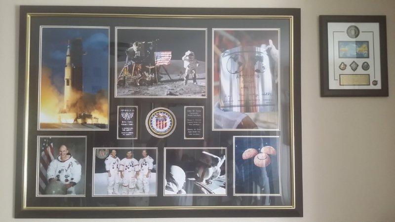 Ken Mattingly Signed Apollo 16 Presentation