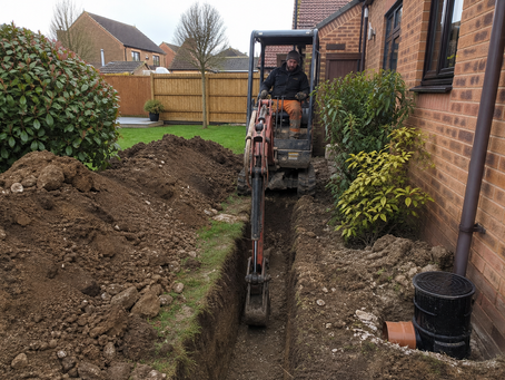 Drainage Excavation Warwickshire: What to Plan Before Digging Domestic Drainage Trenches