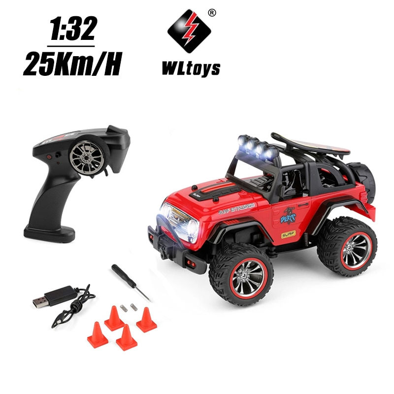 Thumbnail: Wltoys RC 1/28 30Km/H 284131 K989 With Upgrade LCD Remote Control High Speed