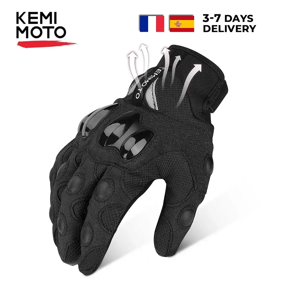 KEMiMOTO Men Motorcycle Gloves Cycling Mountain Bike Guantes Motocross Luva