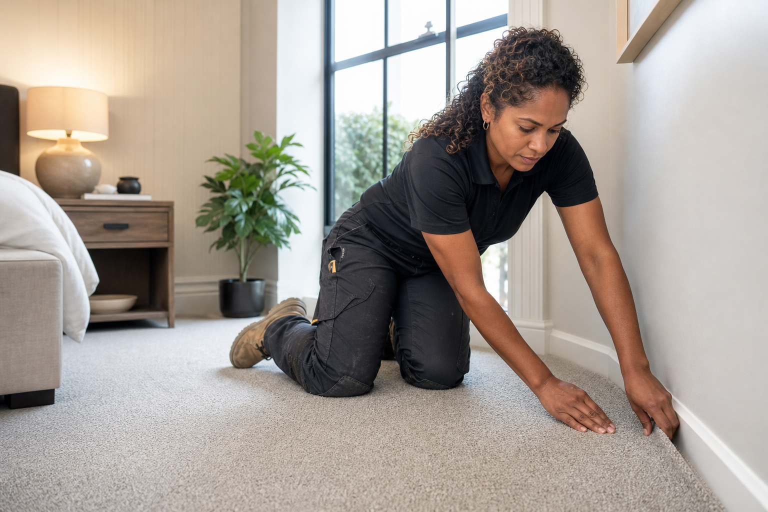 Carpet fitting with end-to-end service across Leigh