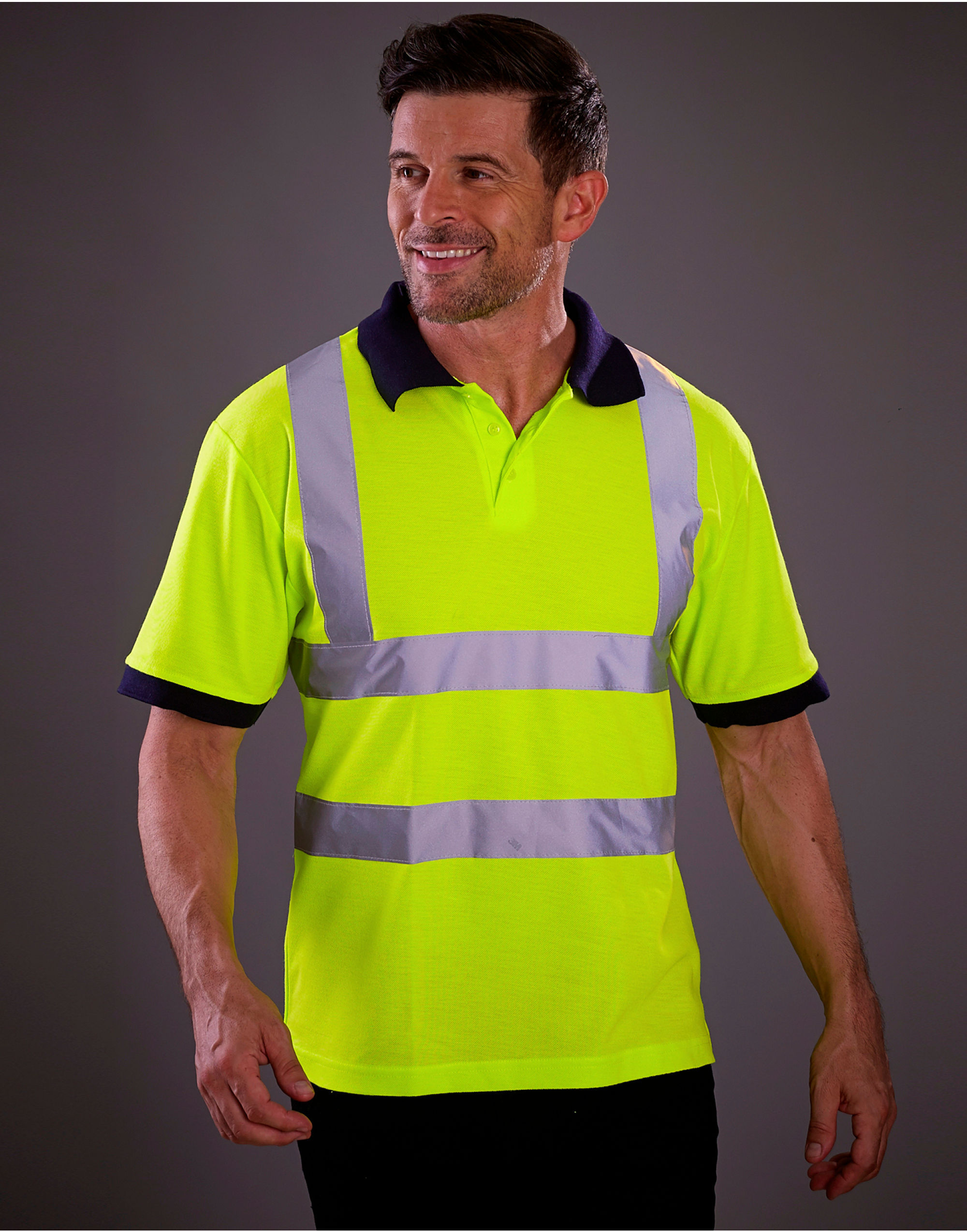 Yoko Hi-Vis Short Sleeve Polo Shirt
