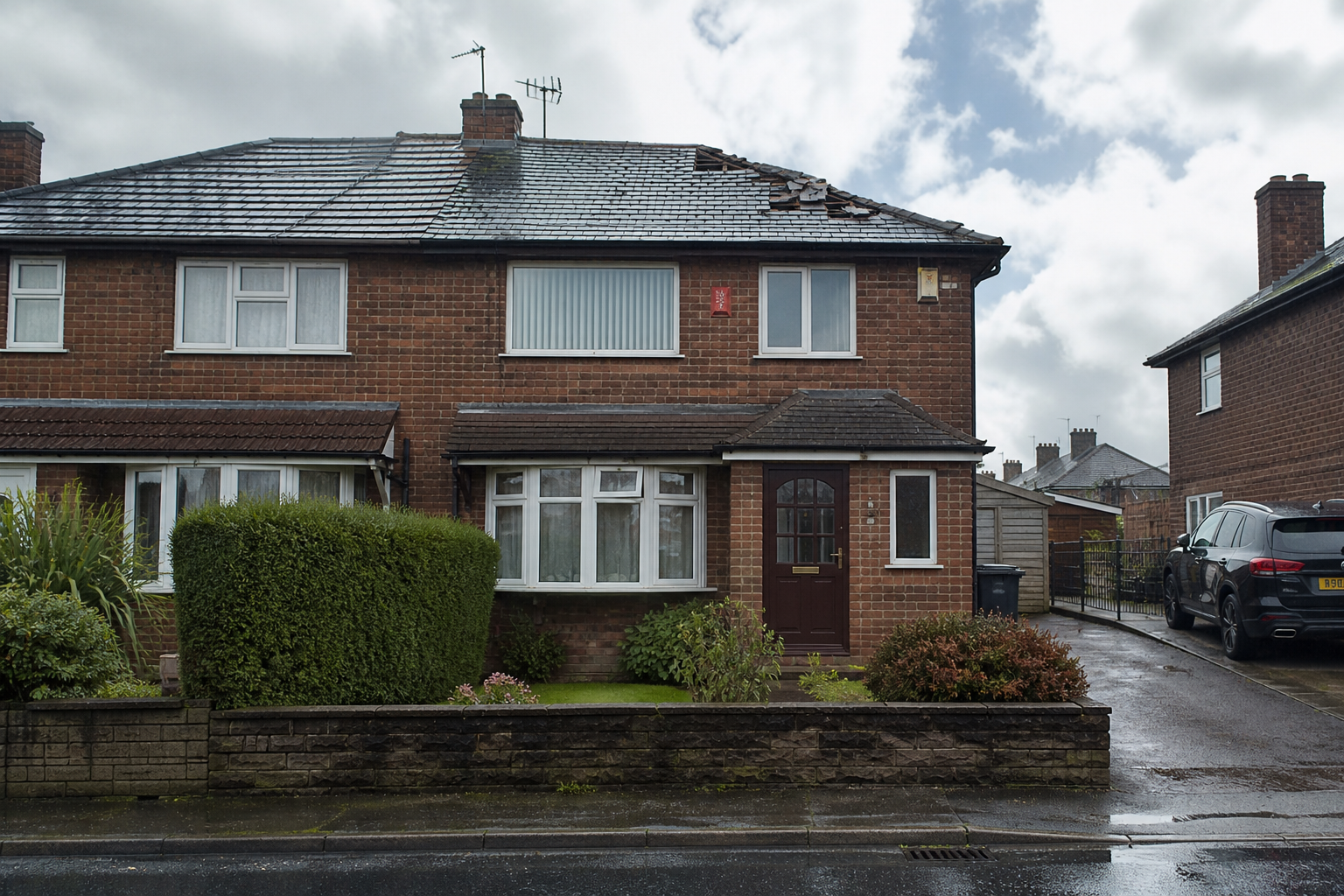 Storm Damage Roof Repairs in Barnsley: What to Do After High Winds, Heavy Rain or Slipped Tiles