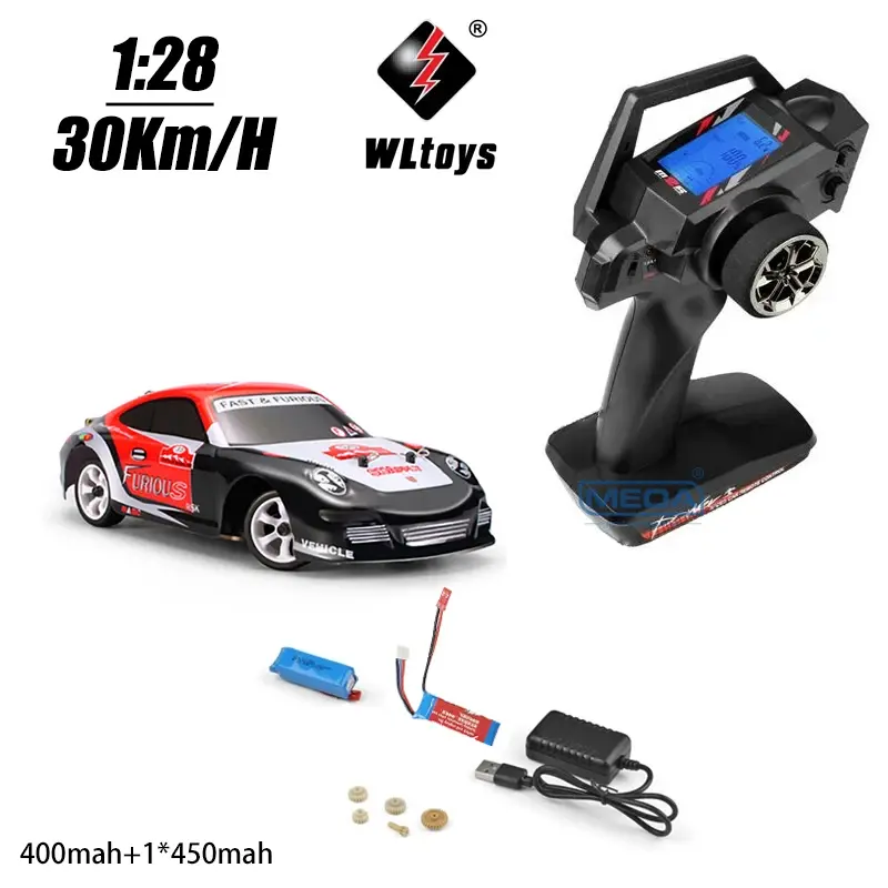 Thumbnail: Wltoys 284010 30Km/H Mosquito RC Car 2.4GHz Off-Road RTR Rally Drift Car 4WD