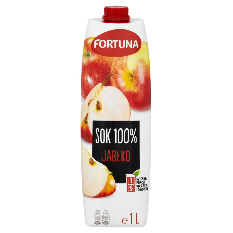 Sok 100% jabłko Fortuna 1l | KHB Bakery