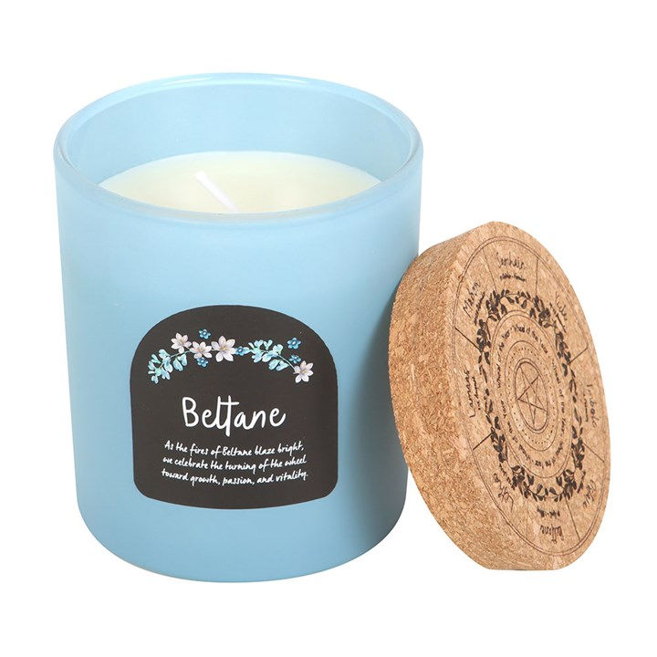 Thumbnail: Beltane Orange Blossom Wheel of the Year Candle