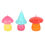 Thumbnail: Set of 3 Mushroom Shaped Candles