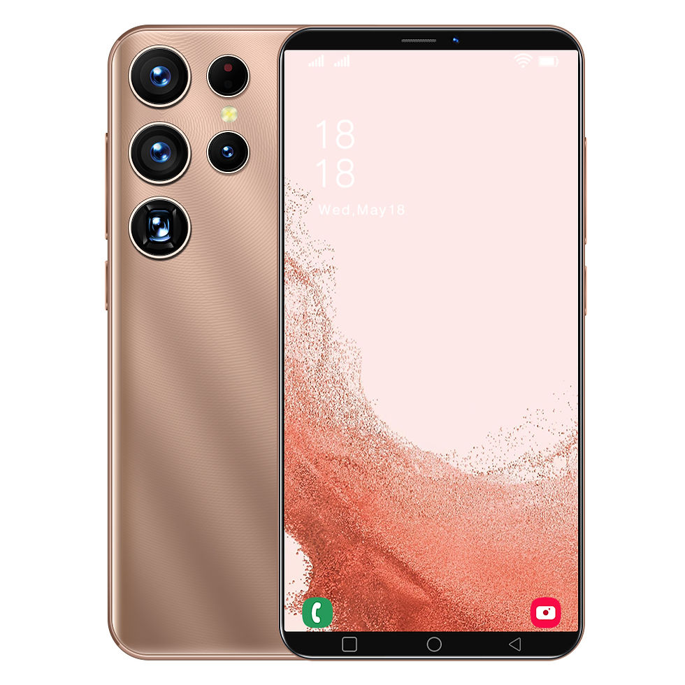 Thumbnail: S22 5.5 Inch 8+256G Face Unlock Smart Cell Mobile Phones 5g Smart