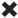 Cross black small