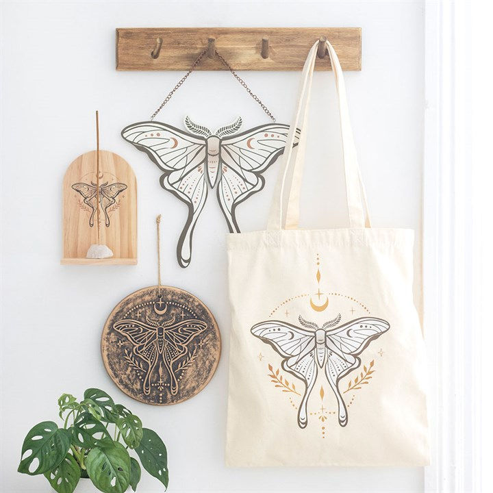 Thumbnail: Luna Moth Terracotta Plaque