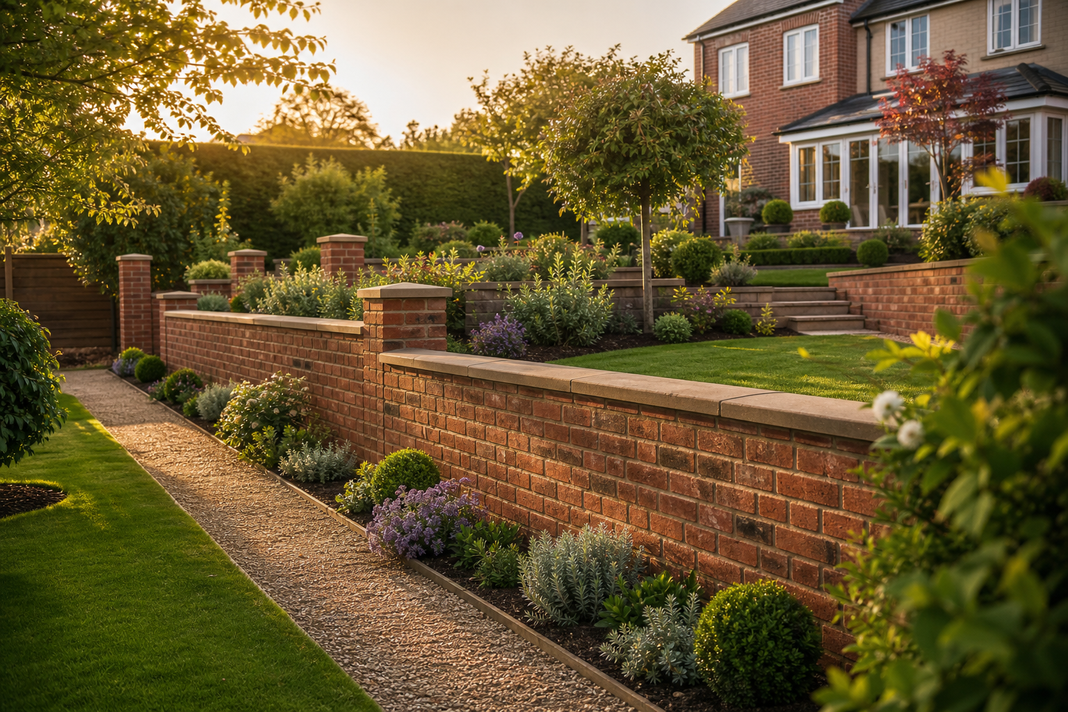 Garden walls for Swindon homes – brickwork tailored to your project