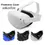 Thumbnail: Silicone Protective Cover for Oculus Quest 2 VR Headset Helmet Head