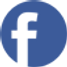 Facebook circle blue large