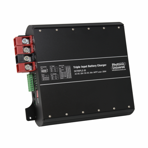 30A 12V DC to 12V DC Advanced Automatic Multi-Stage Triple Battery Charger with