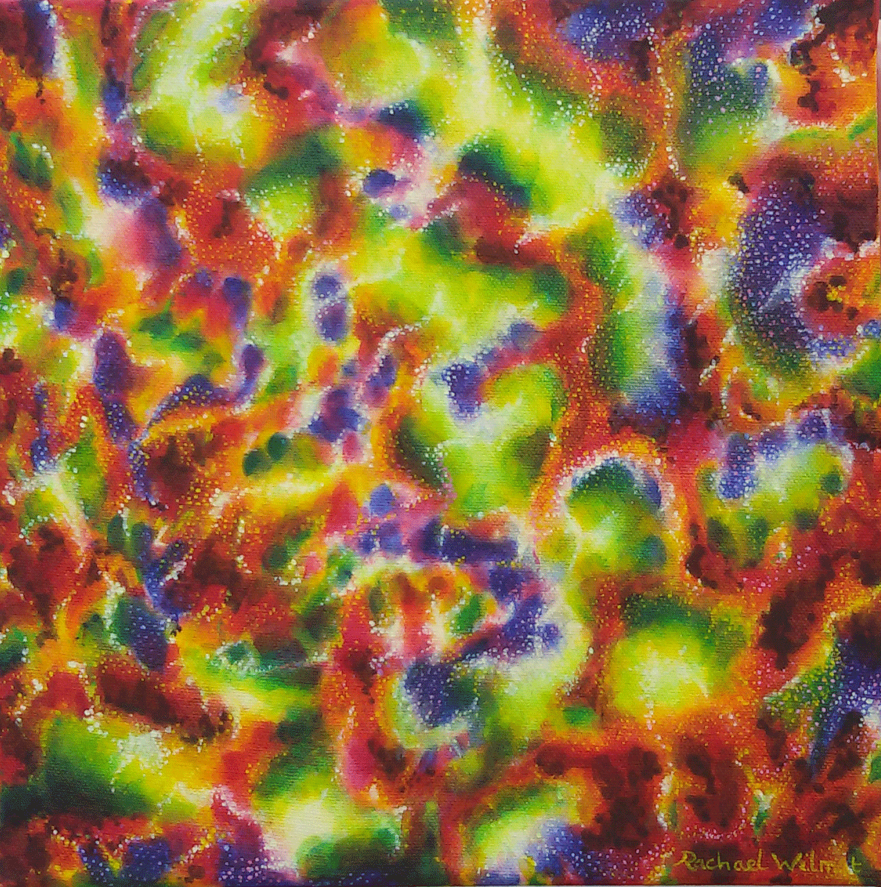 Energy Painting 'RESOLUTION' by Rachael Wilmot