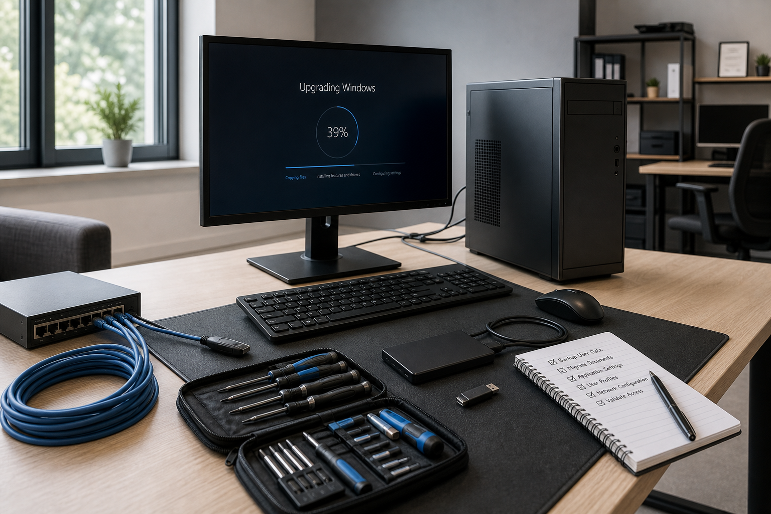 Windows upgrade in Worcester with migration support
