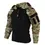 Thumbnail: Combat Shirt Hoodies Wear Resistant Tops Men Airsoft Tactical Shirts