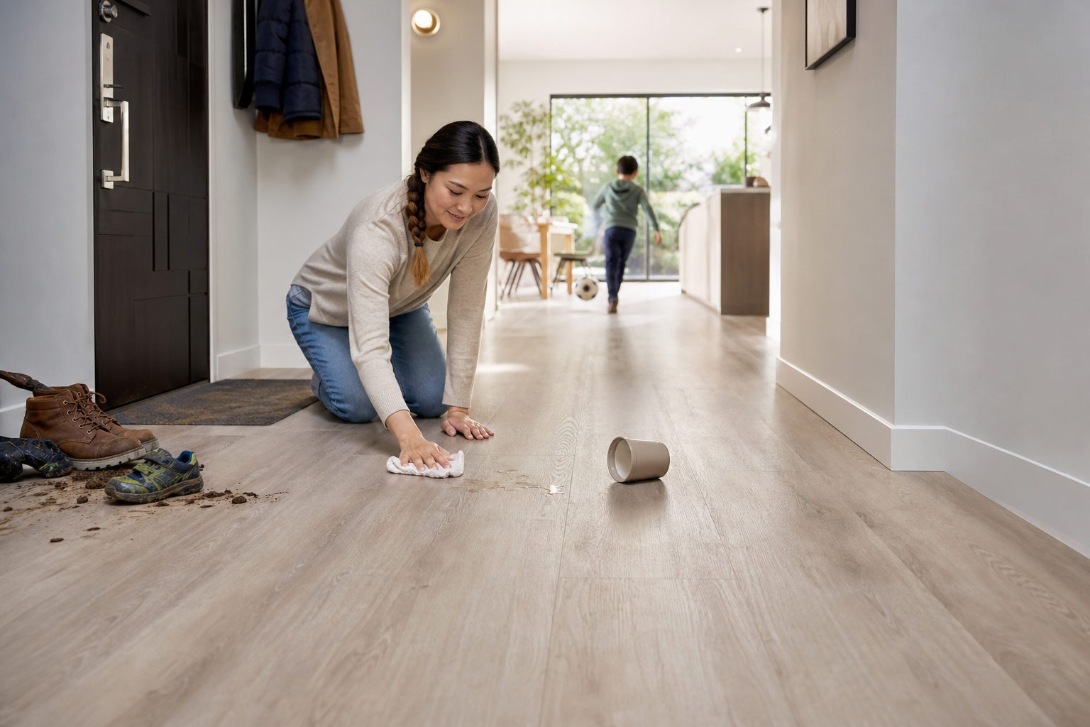LVT flooring supplied and fitted for Leigh homes
