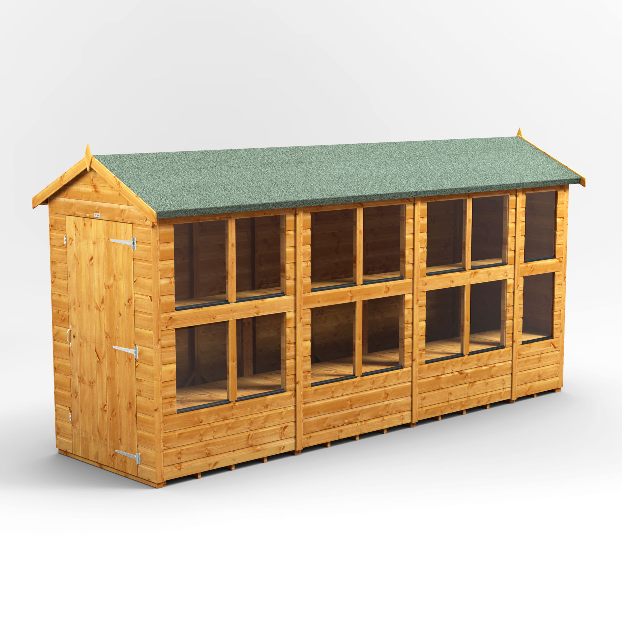 14x4 Power Apex Potting Shed