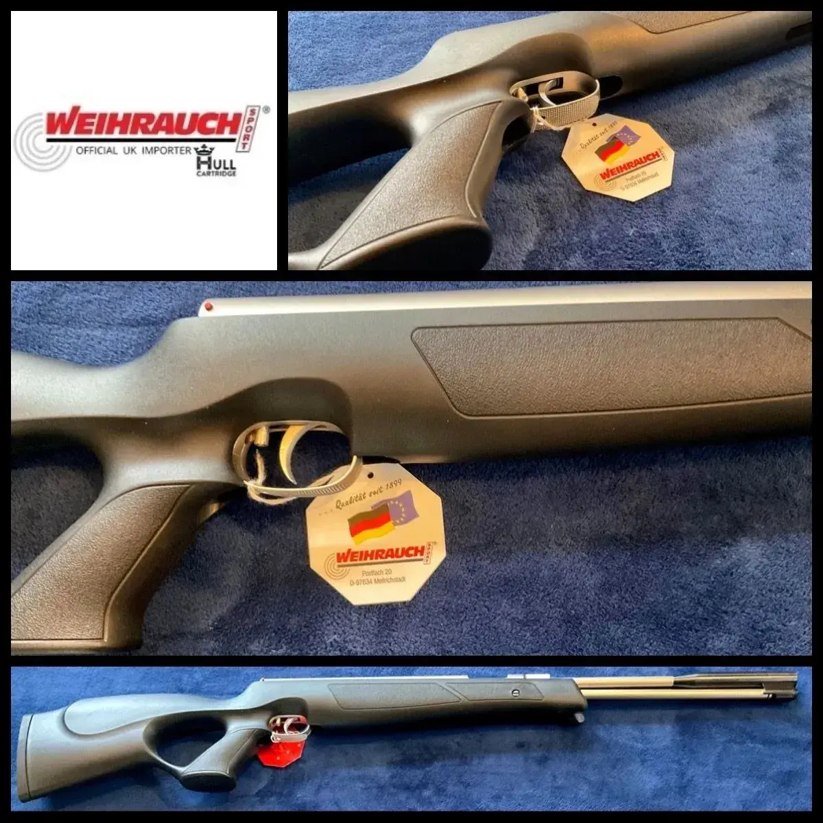 NEW - Weihrauch HW97 Black Line stainless under lever