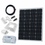 Thumbnail: 100W 12V solar charging kit with 10A controller, mounting brackets and cables