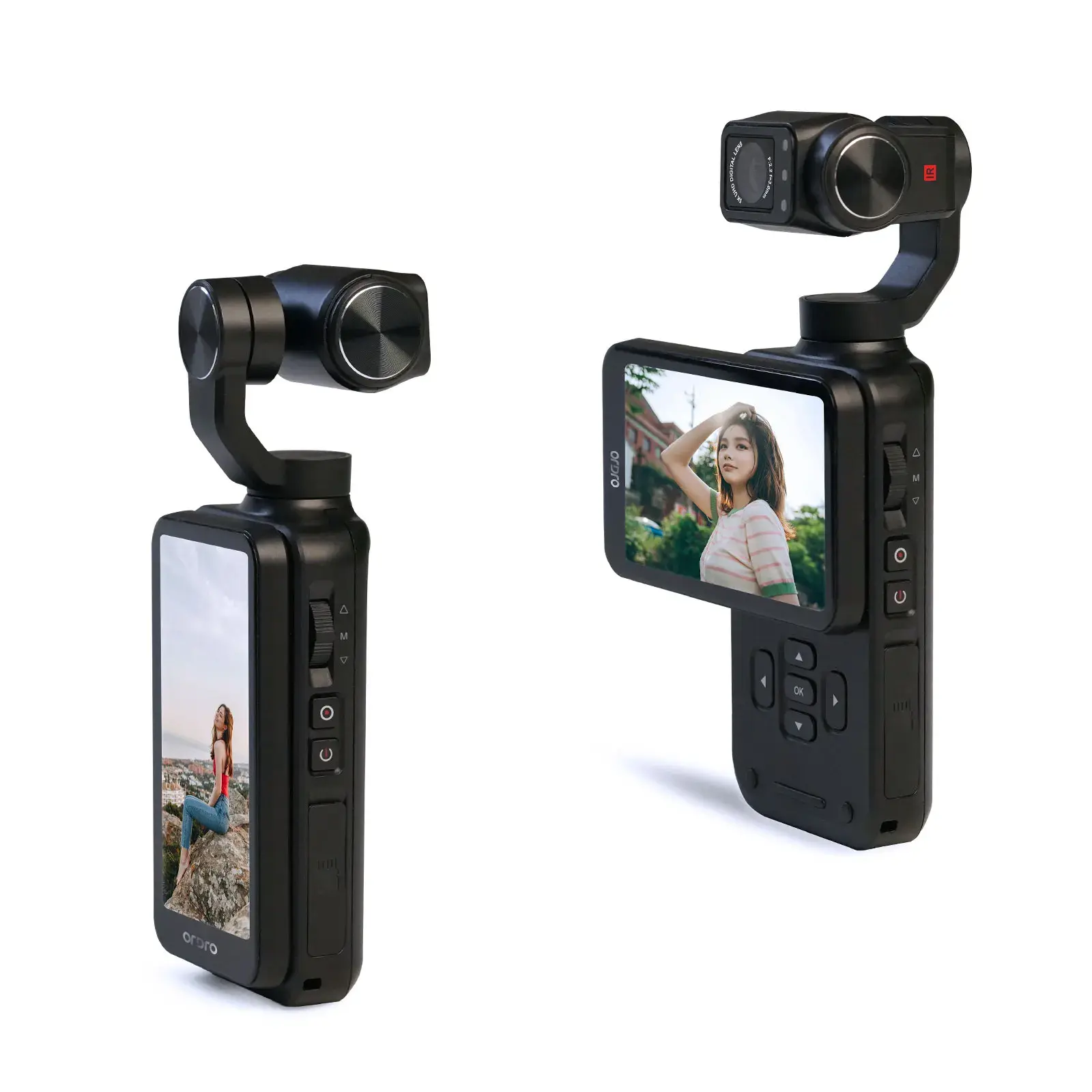 ORDRO M5 Action Camera 4k Handheld Pocket Digital Camcorder 3-Axis Gimbal