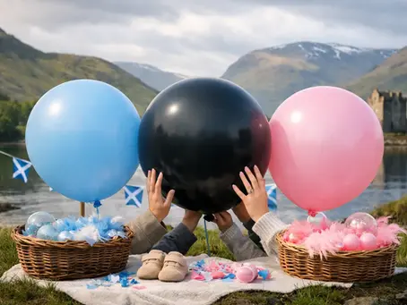 Gender Reveal Balloons Scotland Ideas
