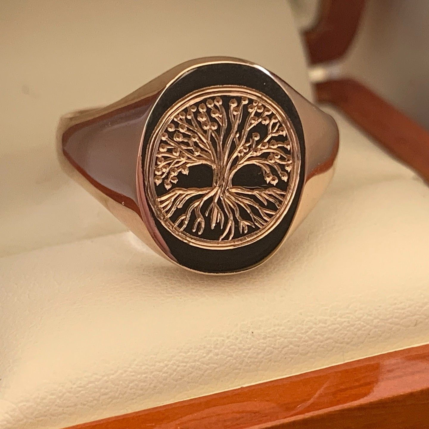 "Tree of Life" Classic Rose Gold  13mm x16mm