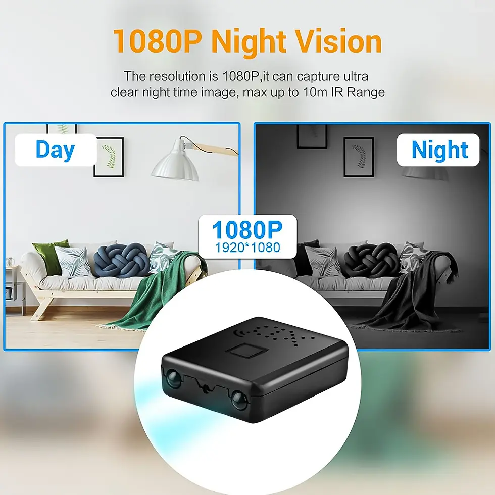 Thumbnail: Mini Camera Wifi Camcorder 4K Full HD 1080P Video Recorder IR-CUT Motion Detect