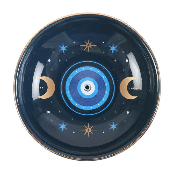 Thumbnail: Blue All Seeing Eye Print Incense Holder