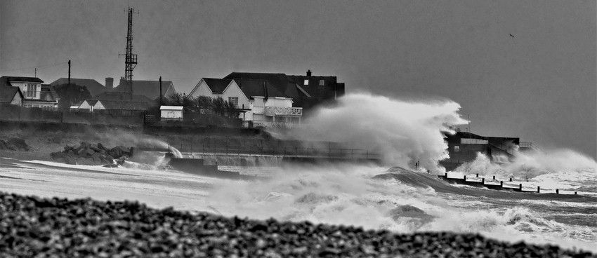 STORM CIARA WEST BEACH by Martin Thomas