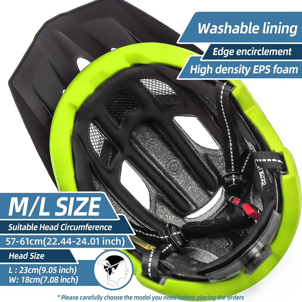 Thumbnail: VICTGOAL LED Bike Helmet With Sun Goggle Visor Rechargeable LED Men