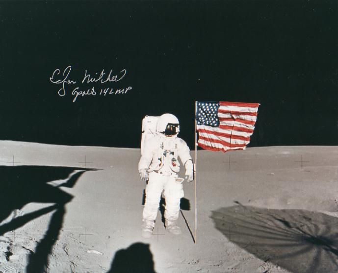 APOLLO 14 Edgar MItchell, Lunar Module Pilot