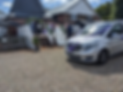 Luxury white Mercedes-Benz ready for a wedding ceremony with Claydon Executive Travel
