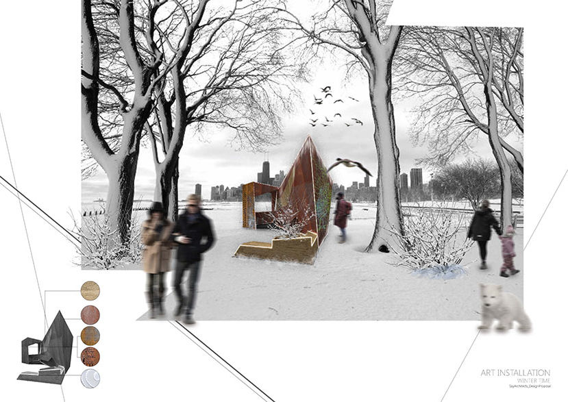 Chicago Lakefront Kiosk Competition 2015