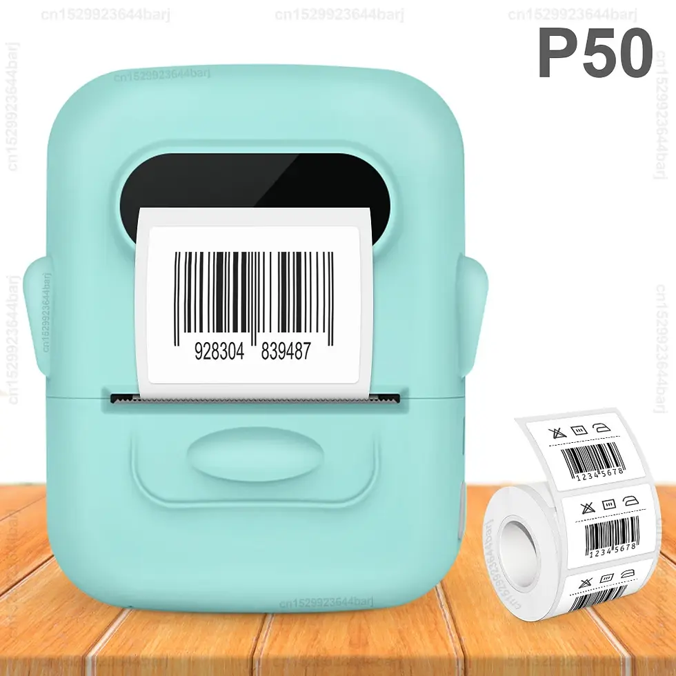 Thumbnail: P50 Label Maker Mini Portable Thermal Printer Self-Adhesive Label