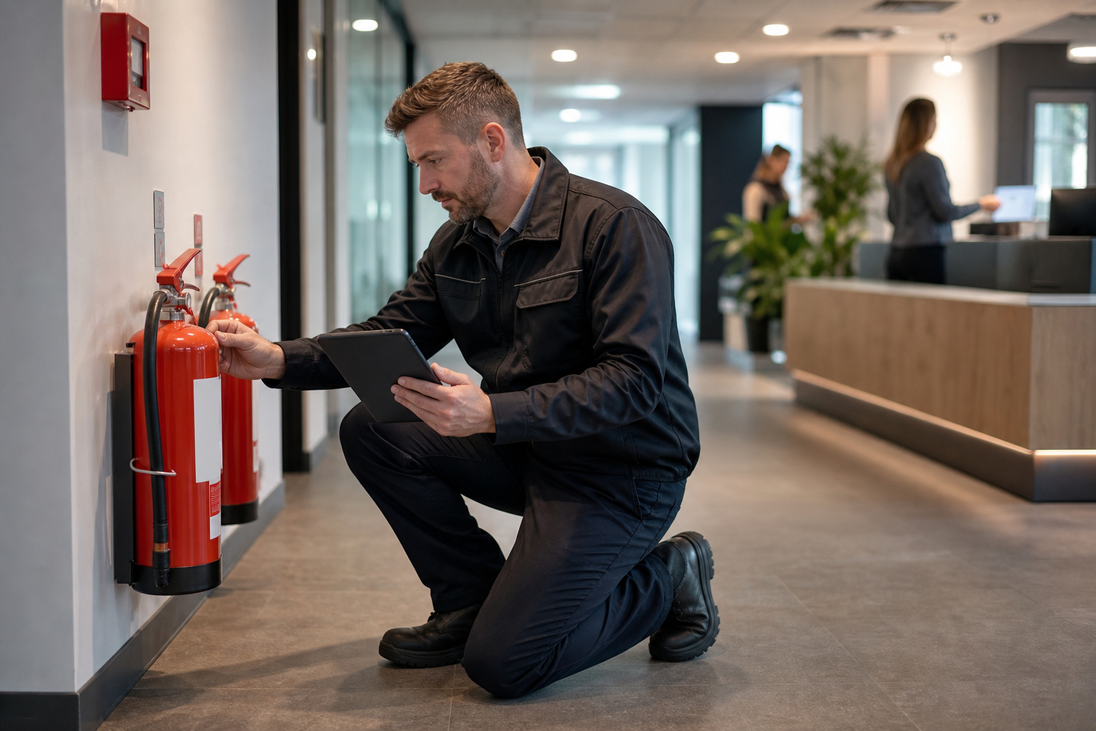 Extinguisher inspections for commercial sites across London with clear compliance reports