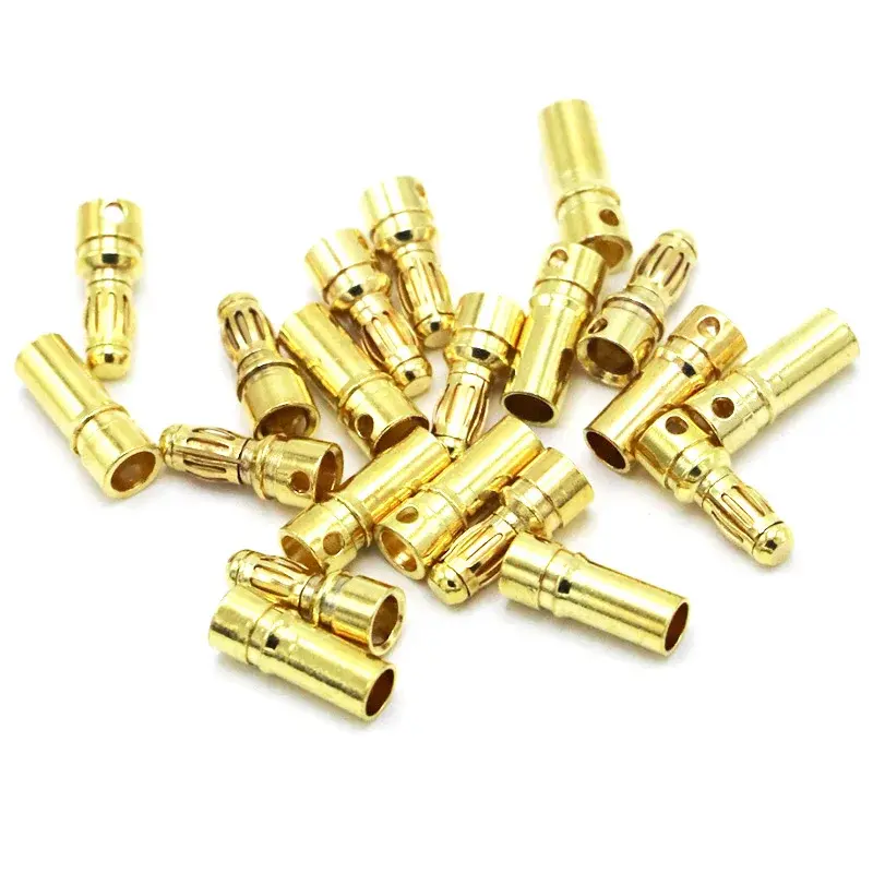 Thumbnail: 20 / 40pcs 3.5mm Gold Bullet Banana Connector Plug for RC ESC Battery Motor