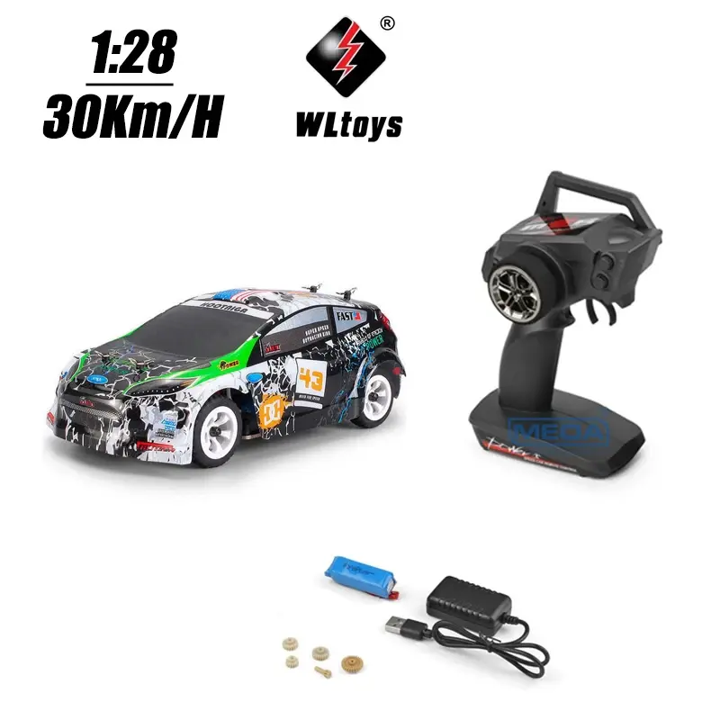 Thumbnail: Wltoys K989 K969 284131 Upgrade LCD Version 4WD 1/28 RC High Speed R