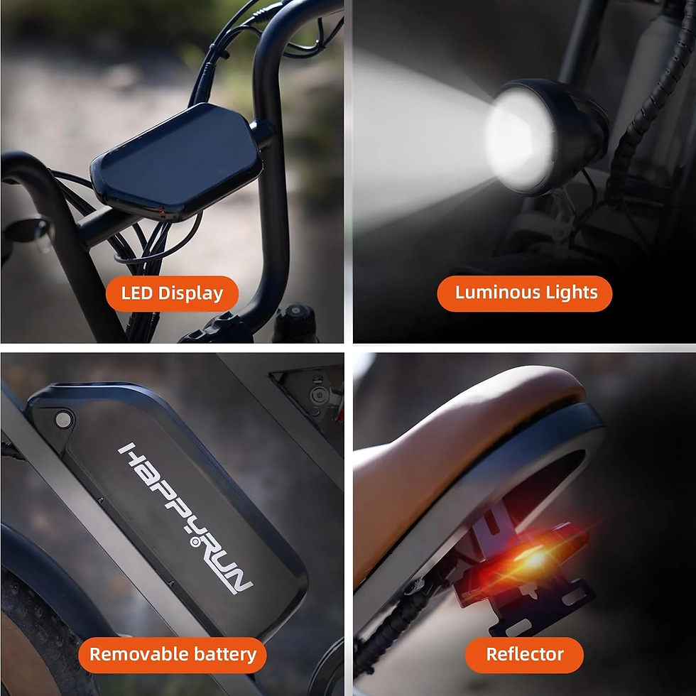 Thumbnail: Electric Bike 20" Fat Tire Ebike for Adults with 750W Brushless Motor/ 48V 18Ah 