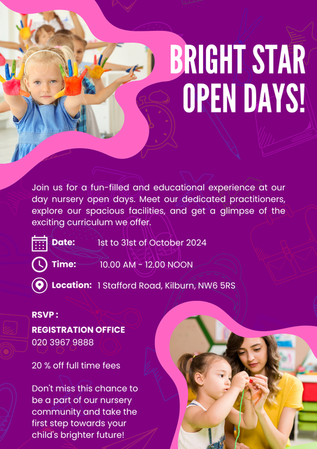 BRIGHT STAR OPEN DAYS
