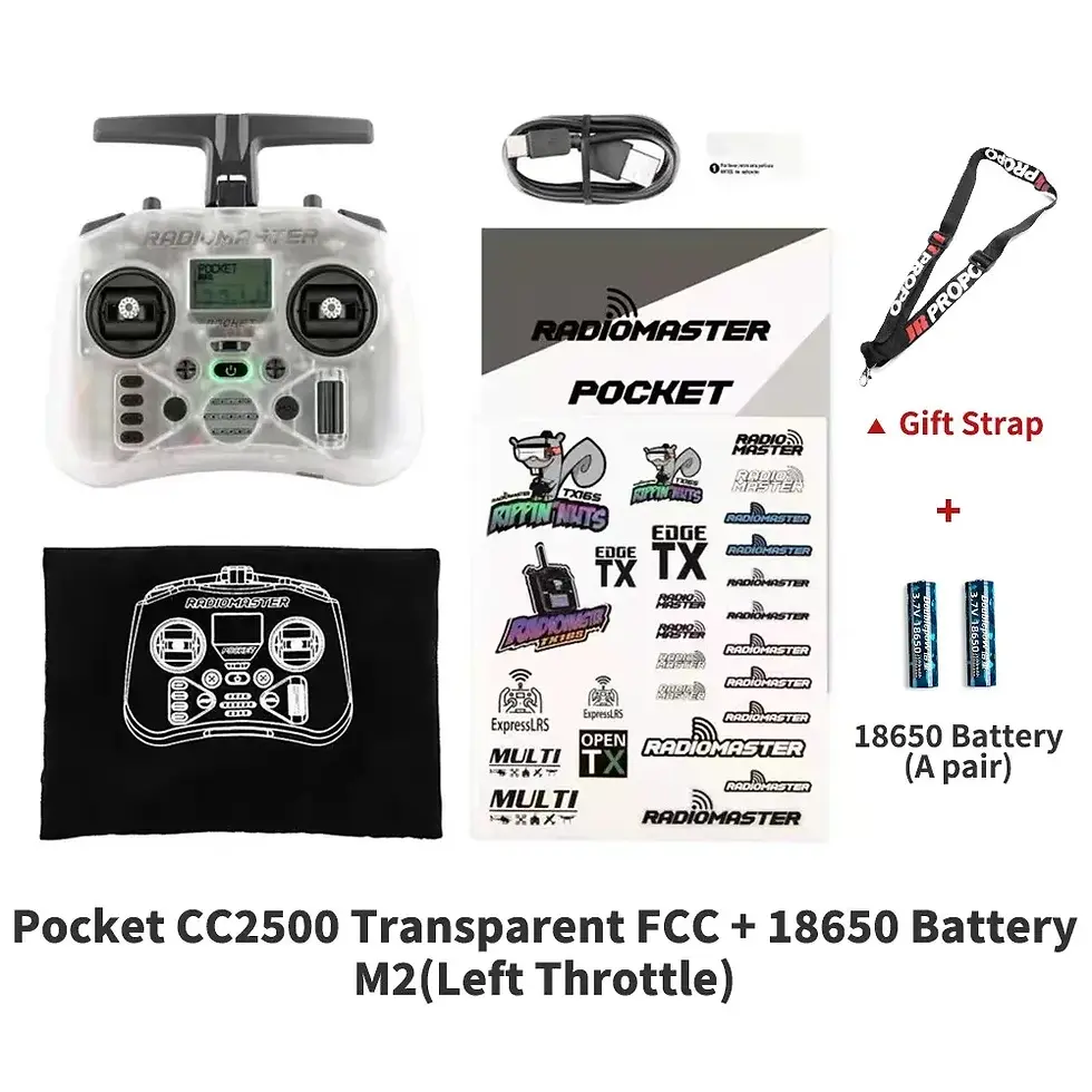 Thumbnail: RADIOMASTER RC Pocket Radio Controller (M2) FPV Controller ELRS CC2500 With RP